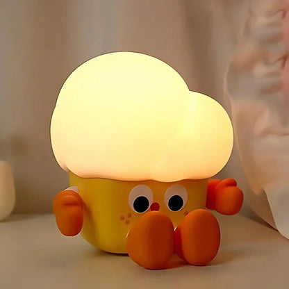 Fun Kids Nightlight - Colorful Soft Lamp with Rechargeable Battery