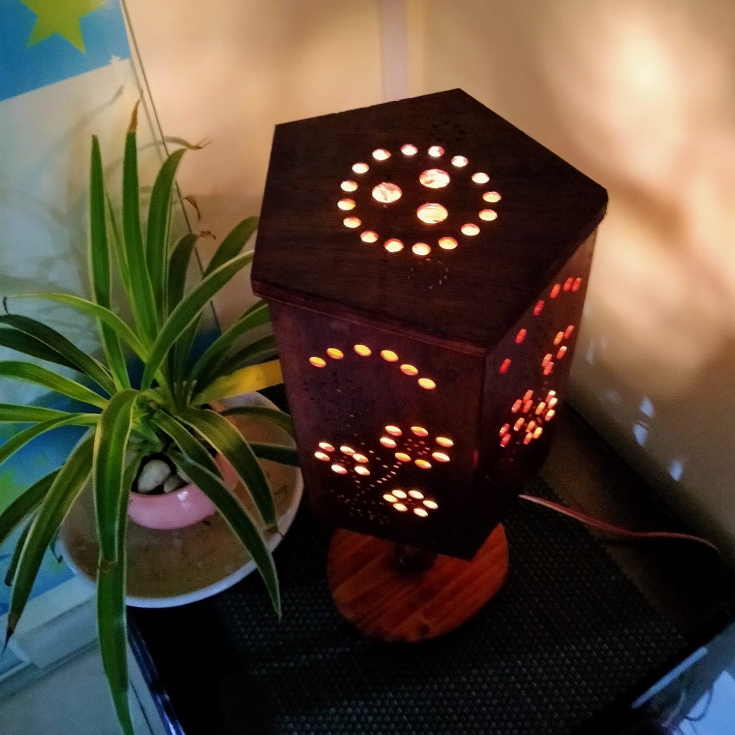 Night Lamp Made Of Wood