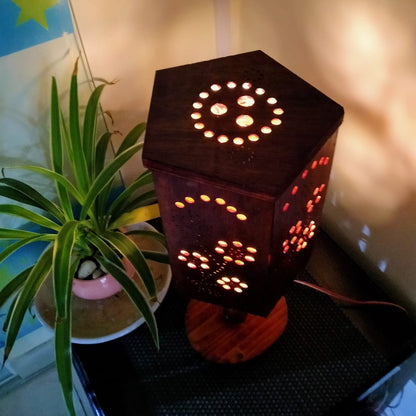 Night Lamp Made Of Wood