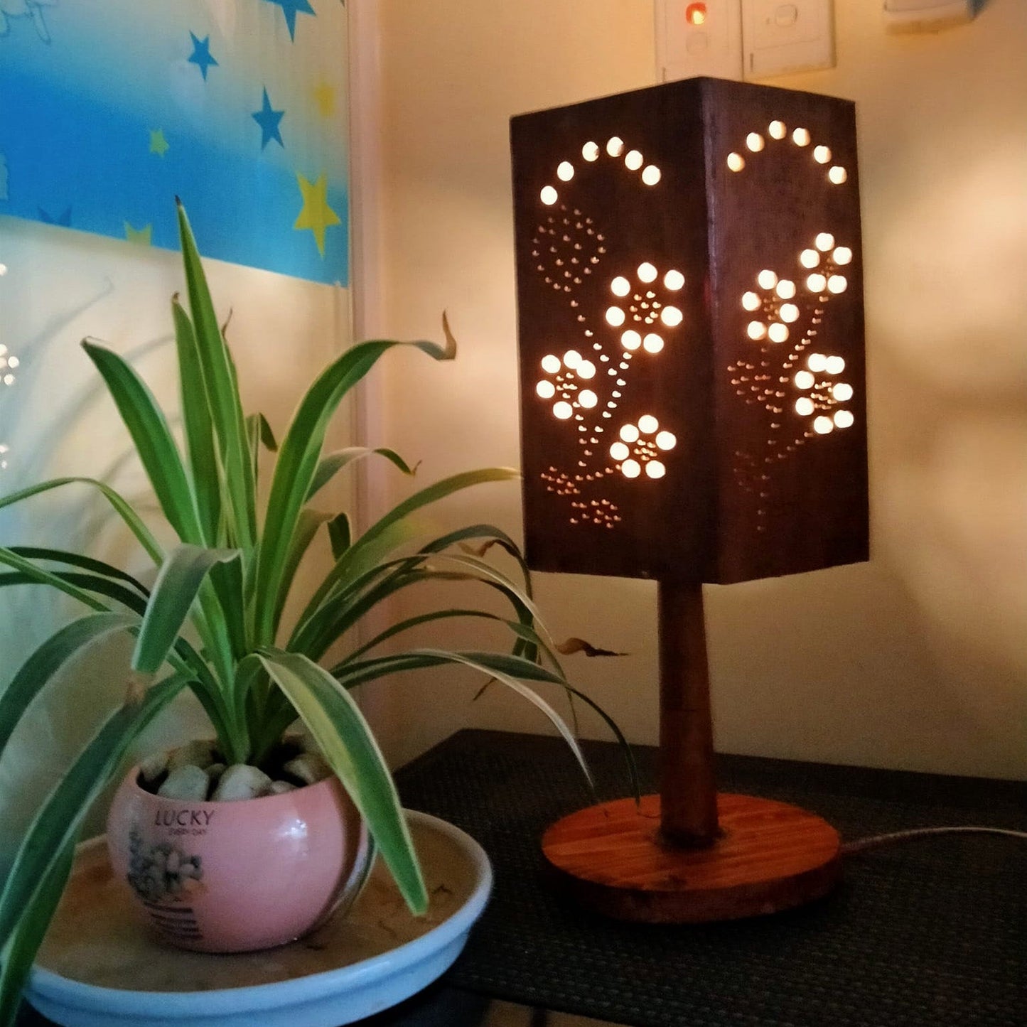 Night Lamp Made Of Wood