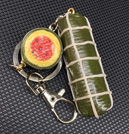 Vietnamese "Banh Chung" Keychain