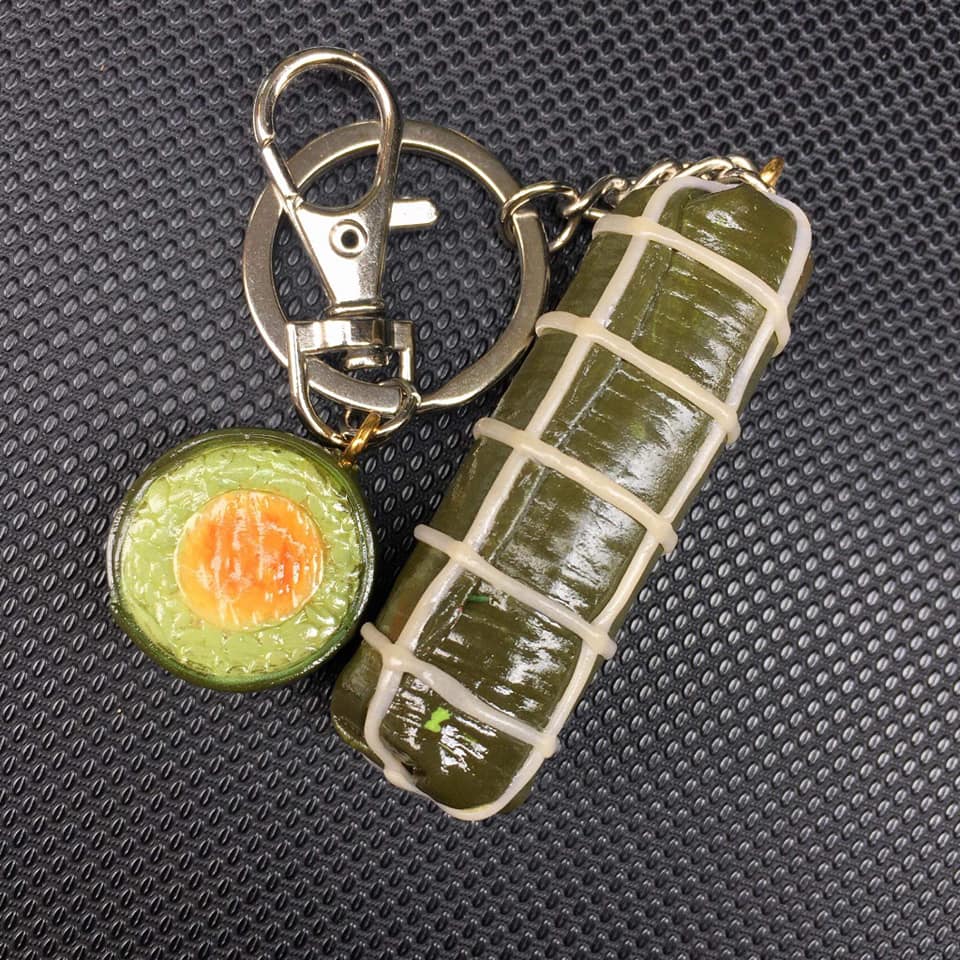 Vietnamese "Banh Chung" Keychain