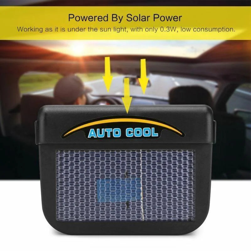 Universal Car Auto Solar Window Vent Fan