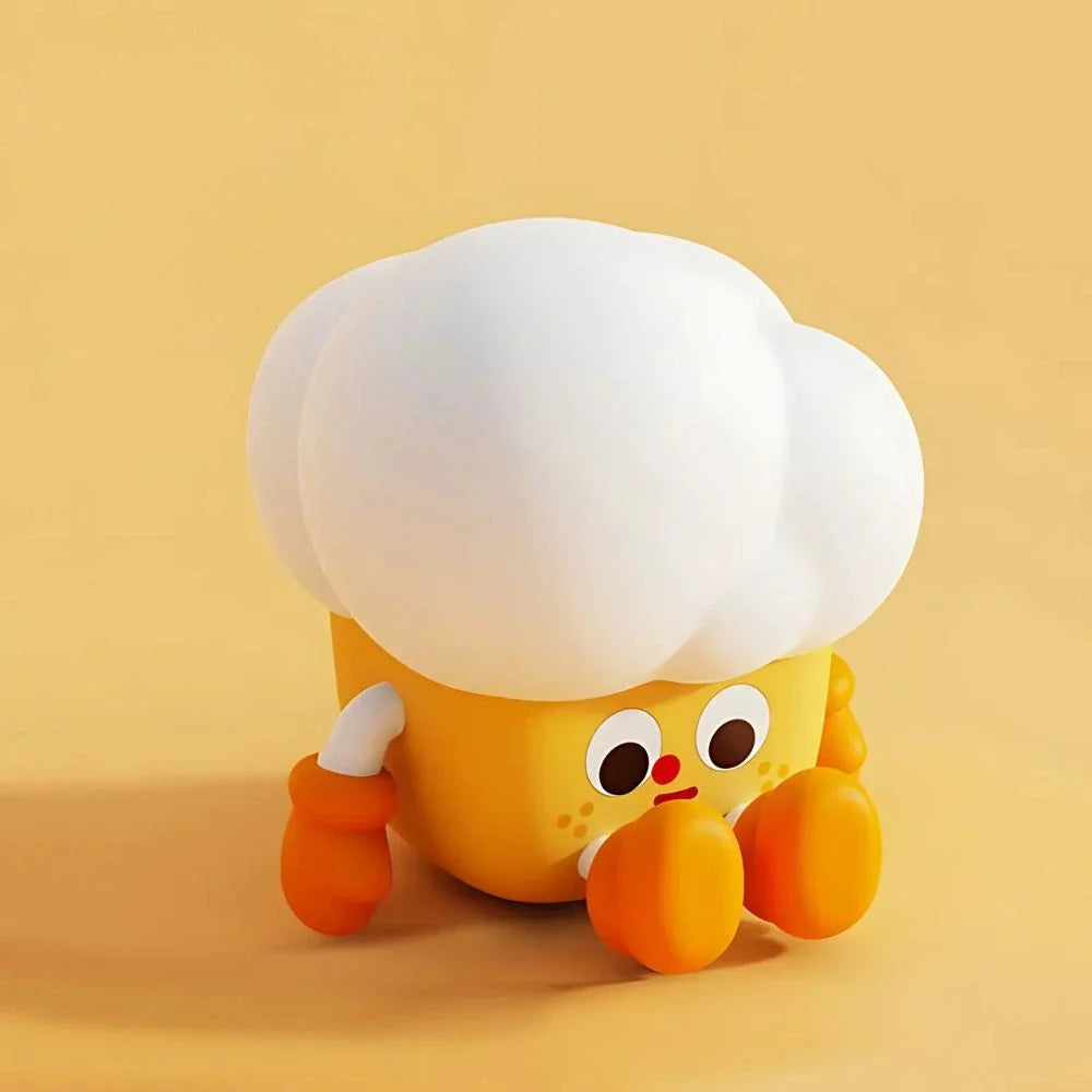 Fun Kids Nightlight - Colorful Soft Lamp with Rechargeable Battery