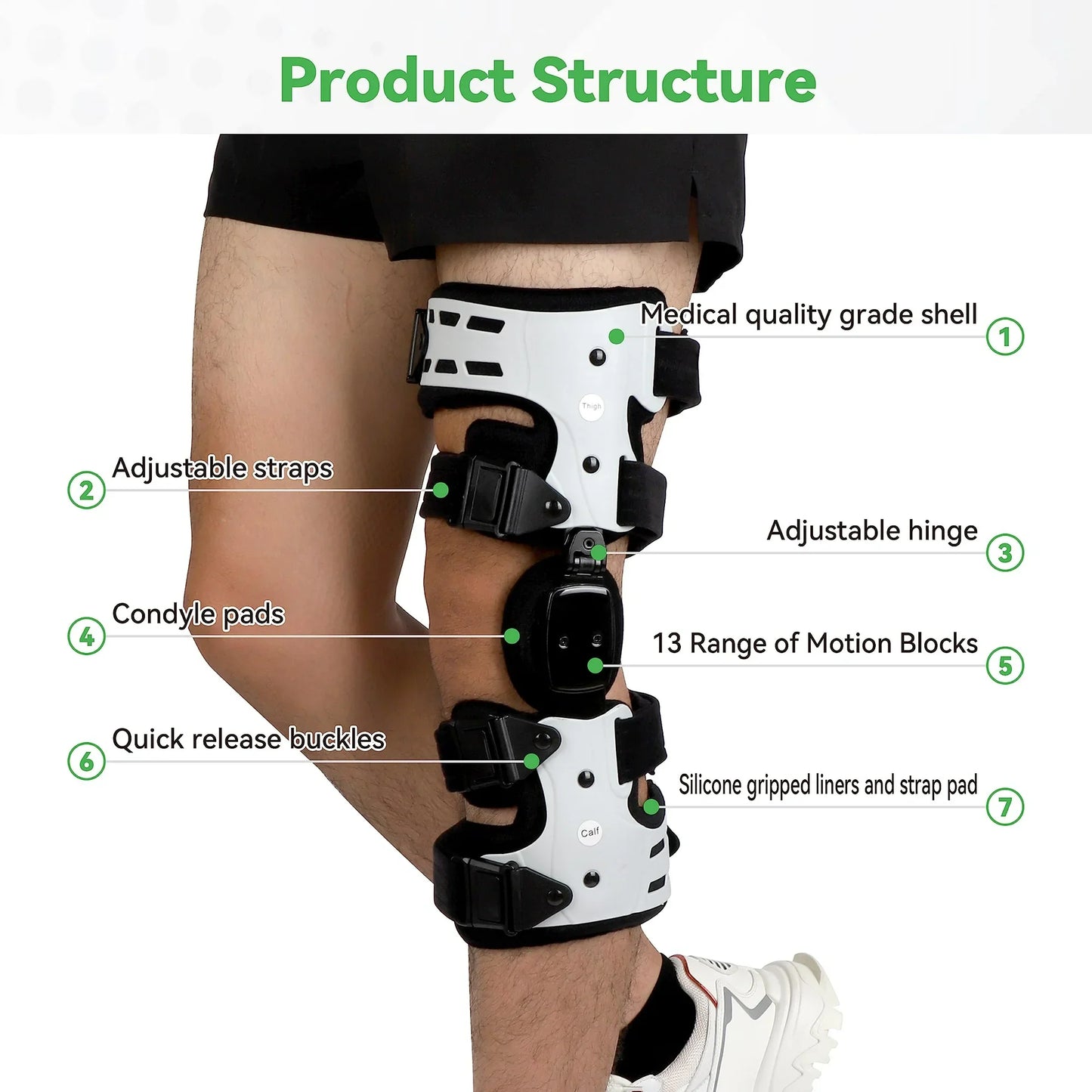 Supportive Hinged Knee Support