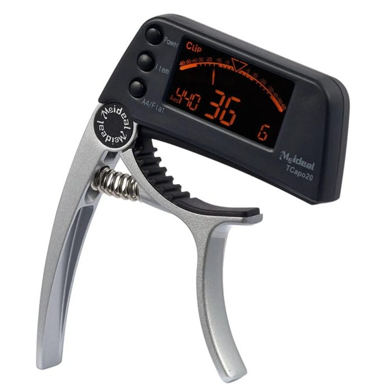 Compact Guitar Tuner Capo with LED Screen
