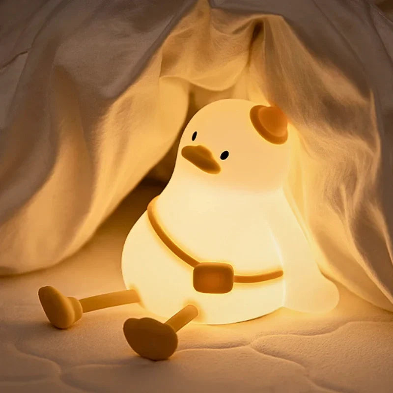 Fun Kids Nightlight - Colorful Soft Lamp with Rechargeable Battery