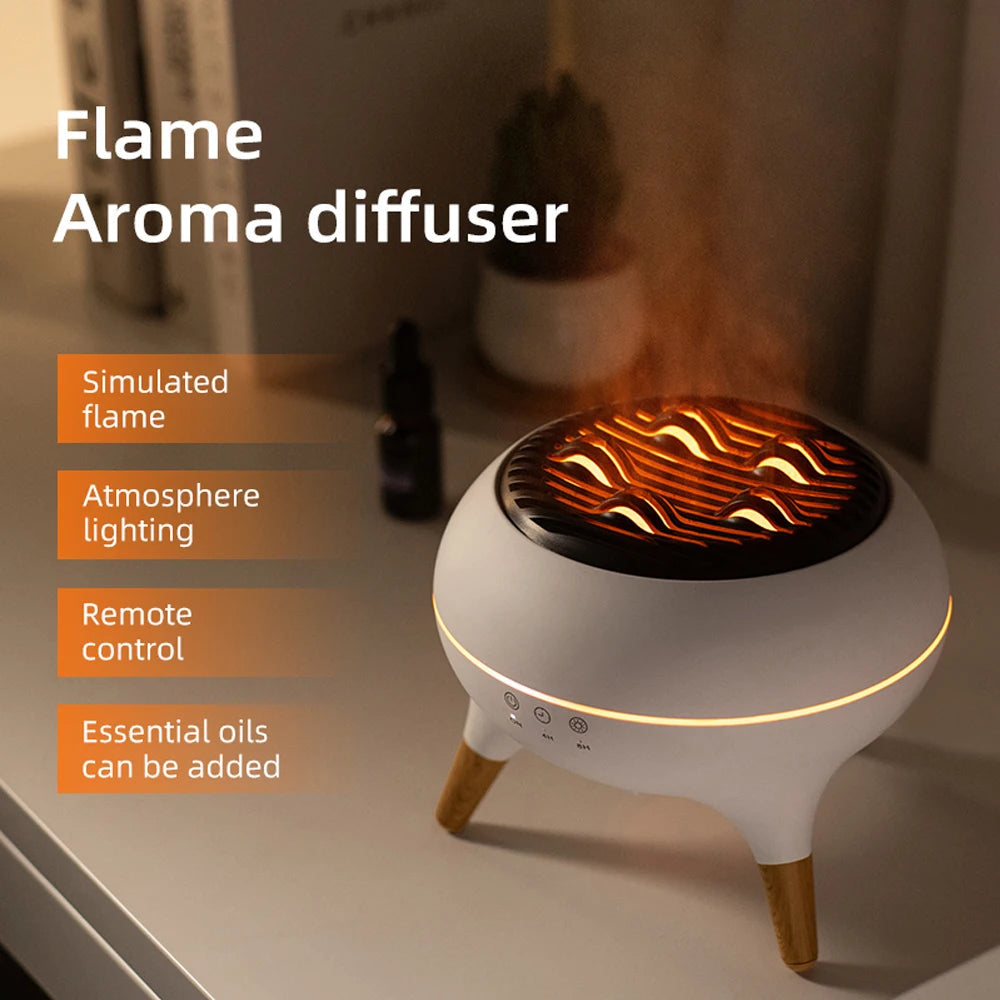Colorful Ocean Flame Essential Oil Diffuser