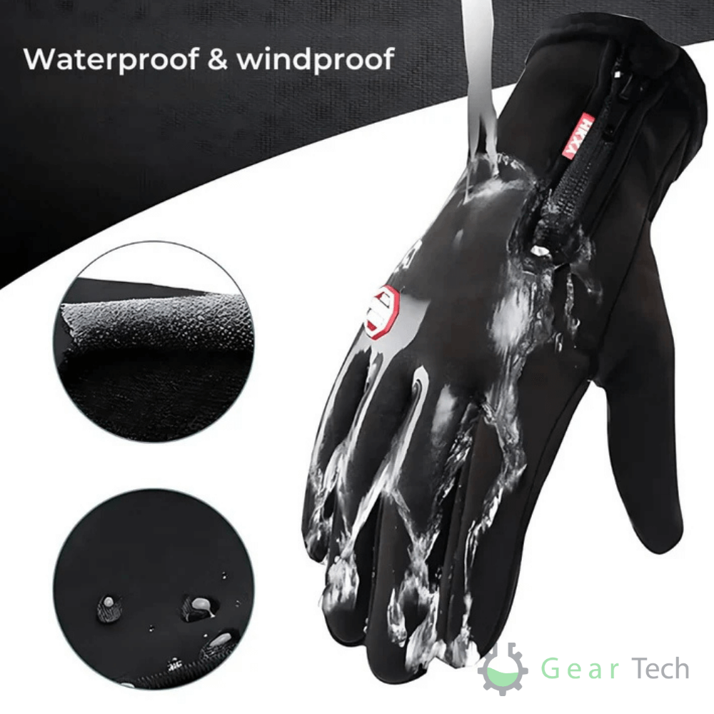 Warm Waterproof Gloves for Skiing and Winter Sports