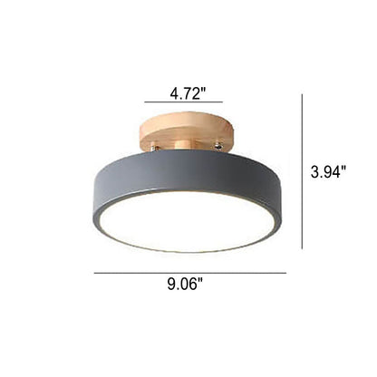 Simple Round LED Ceiling Light – Modern Flush Mount