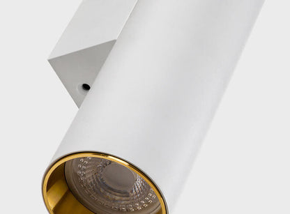 Silver Tube Dual Wall Light