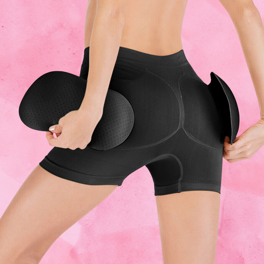 Soft Shaping Hip Enhancer Padded Boyshorts - Pexav