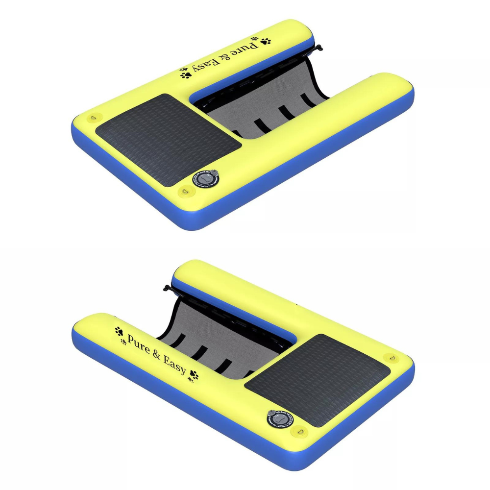 Pet Pool Float Boat Dog Ramp for Easy Entry