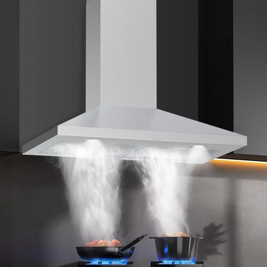 Large Stainless Steel Wall Mount Kitchen Exhaust Fan - Pexav