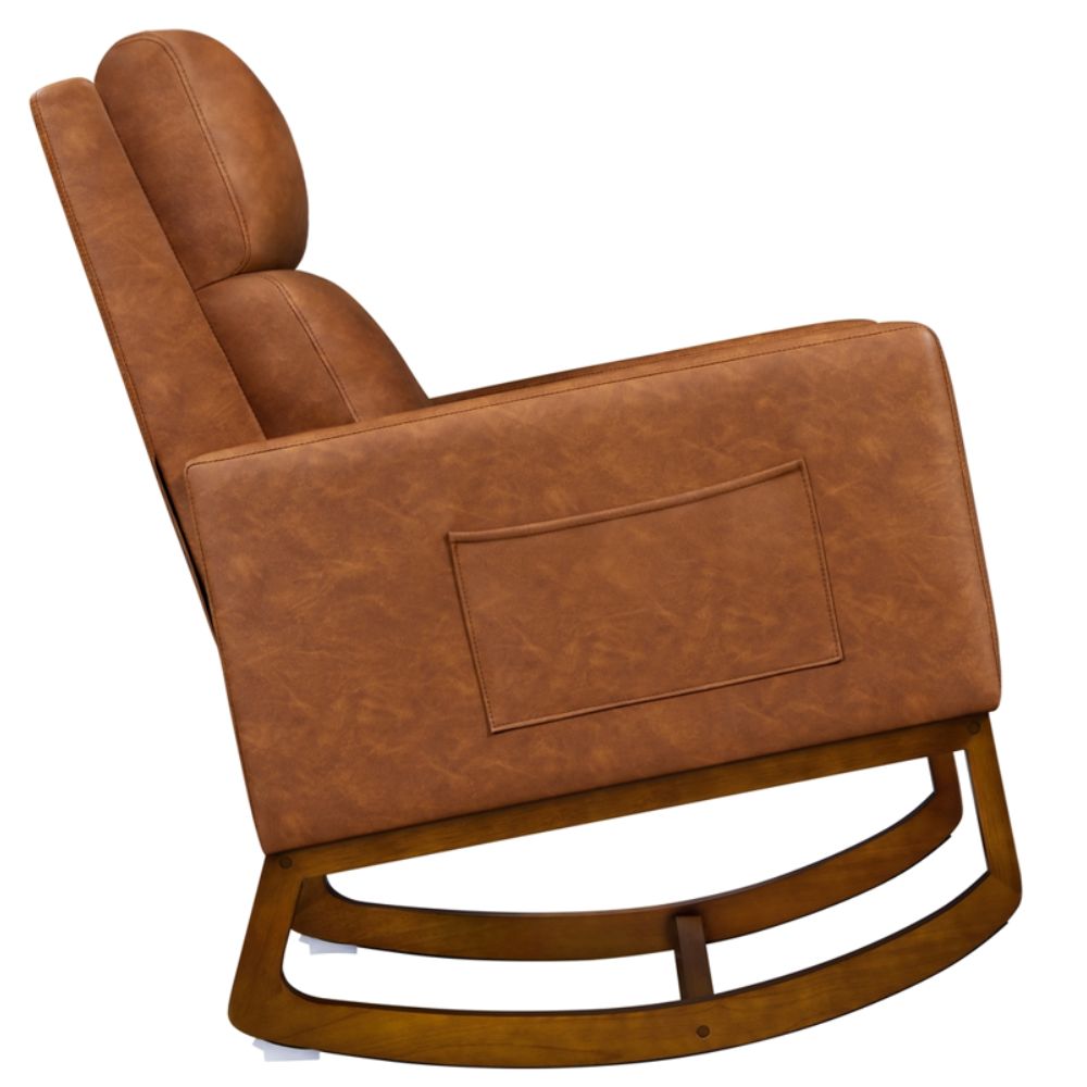 Comfortable Wooden Patio Rocking Chair