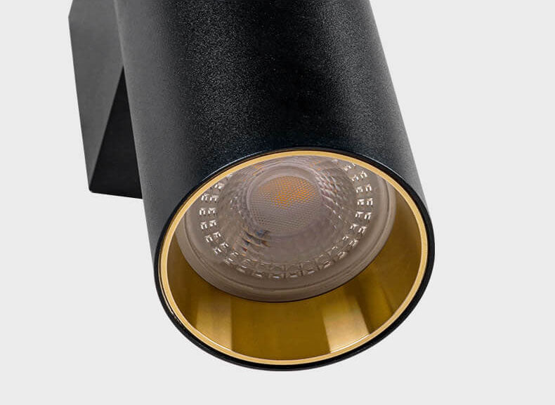 Silver Tube Dual Wall Light