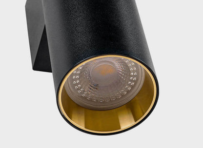 Silver Tube Dual Wall Light