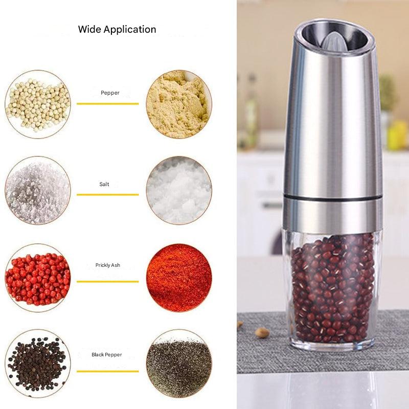 Automatic Battery Powered Pepper Grinder with LED Light