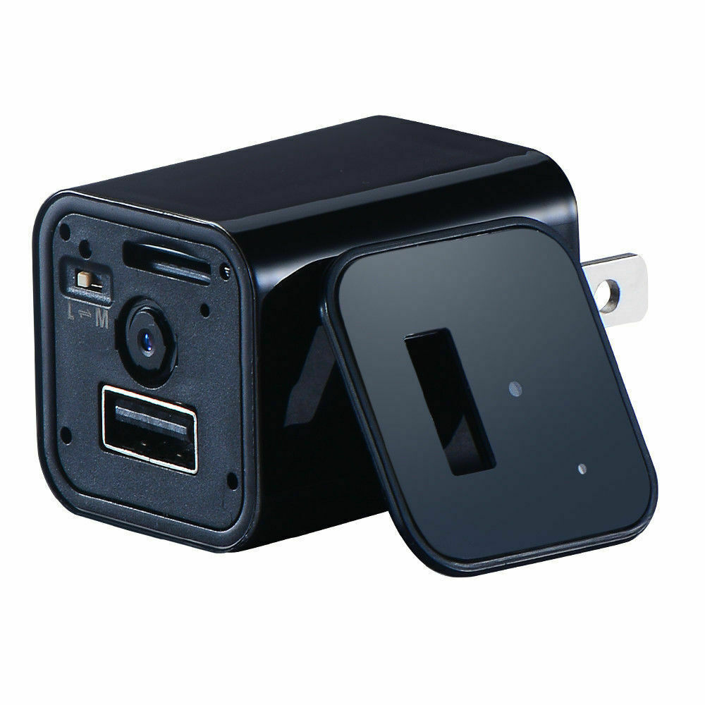 Compact 1080P Hidden Spy Camera Charger