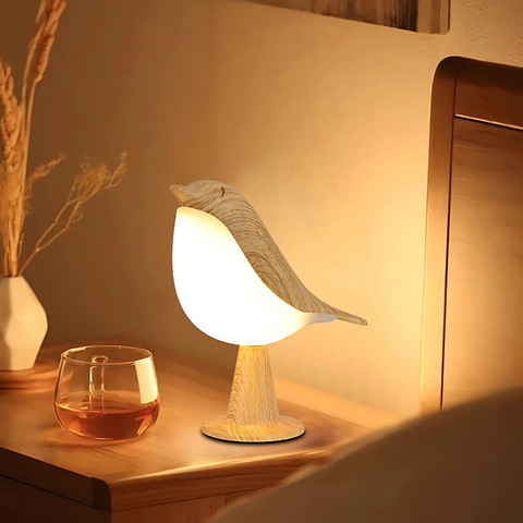 Relaxing Colour Changing LED Bird Lamp with Mist