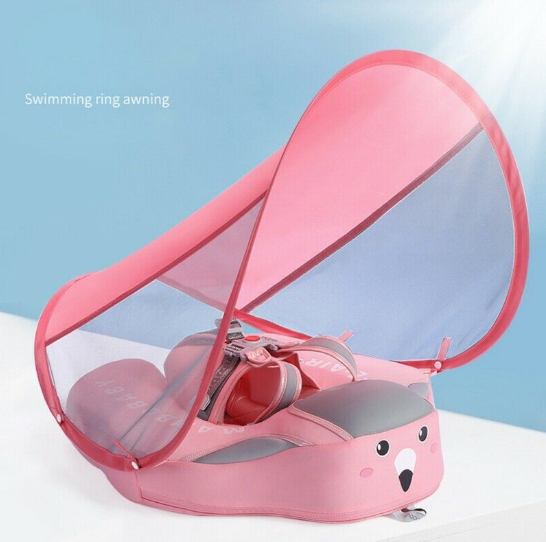 Baby Pool Float with Canopy & UV Protection - Pexav