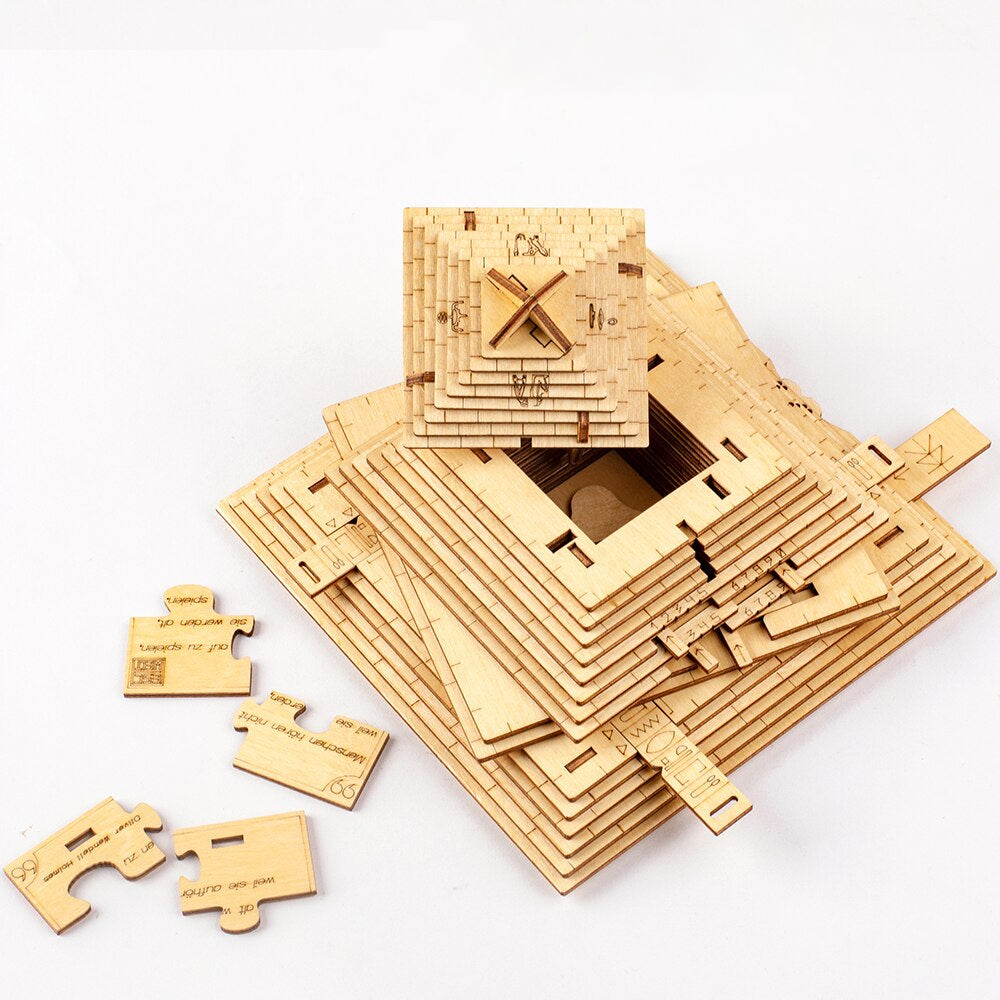 Wooden Build Your Own Maya Pyramid - Pexav