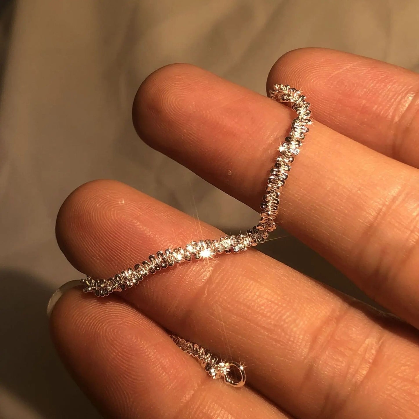 Sparkling Silver Cuff Bracelet