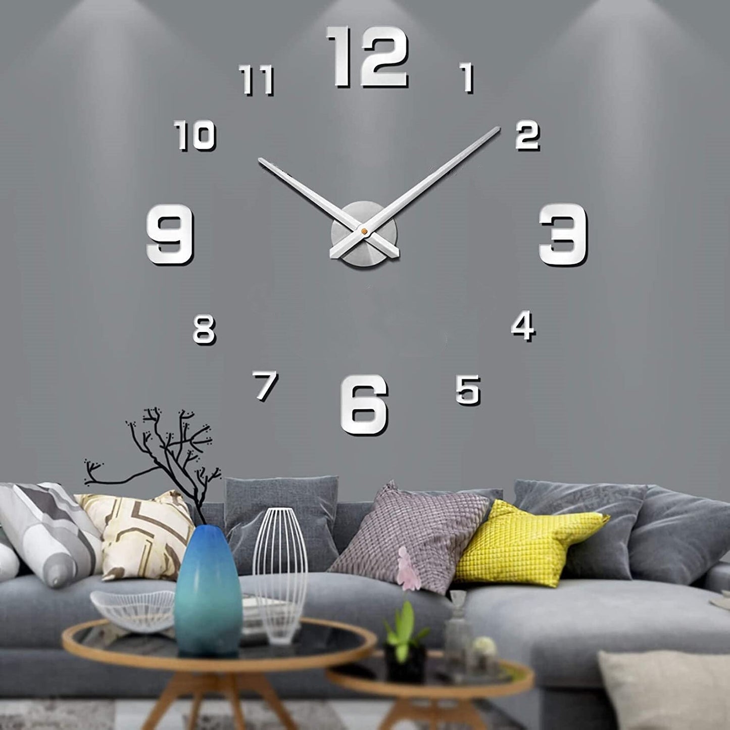 Large Decorative Round Clock