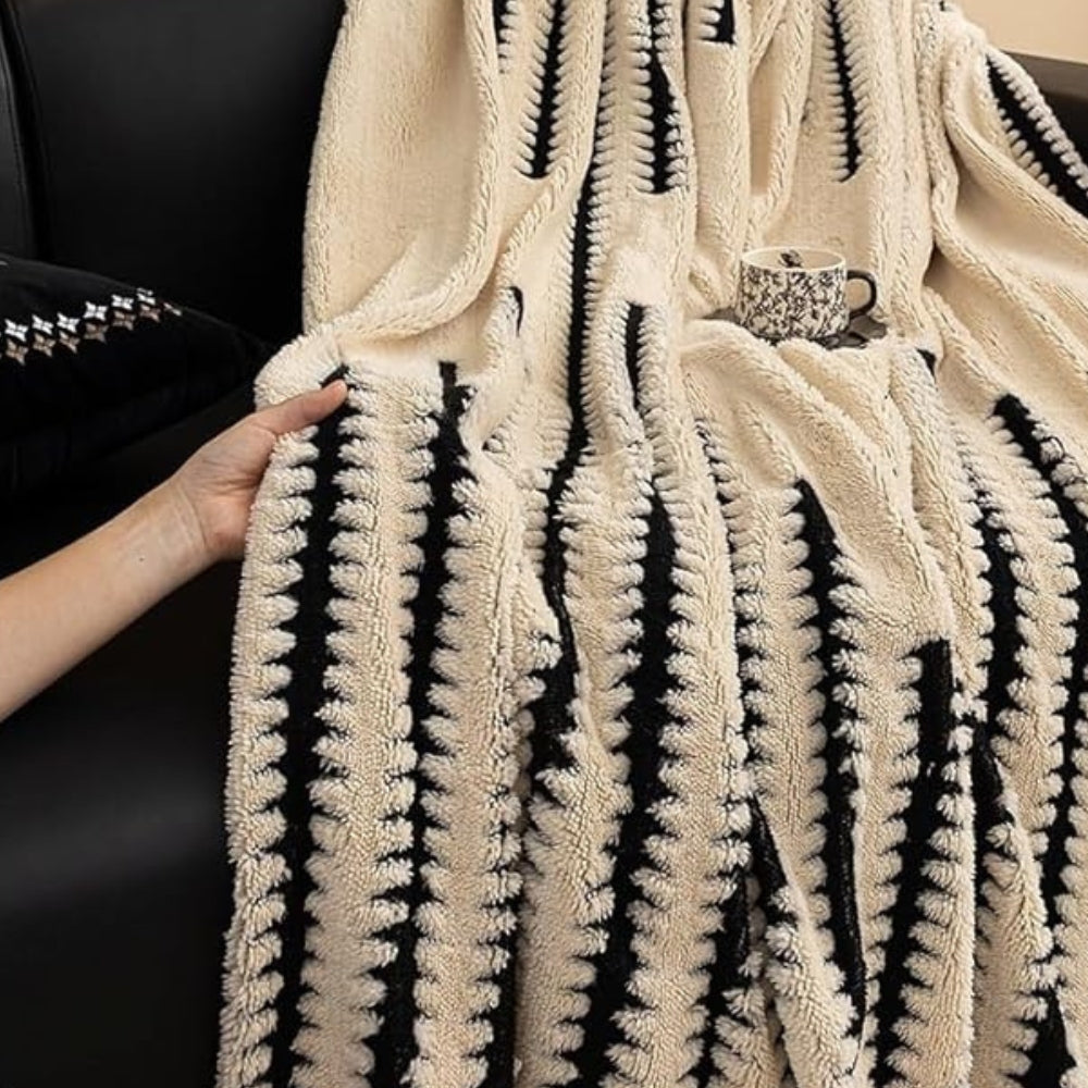 Soft Sofa Cover with Cozy Faux Fur Texture