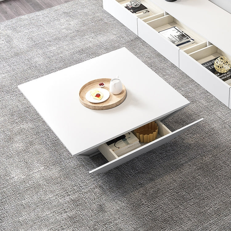 Unique Wooden Low Square Coffee Table