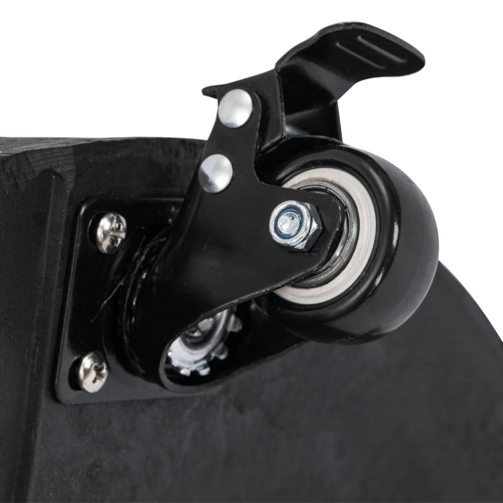 Sturdy Garden Umbrella Stand with Rolling Wheels