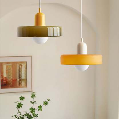 Stylish Glass Hanging Lamp Fixture