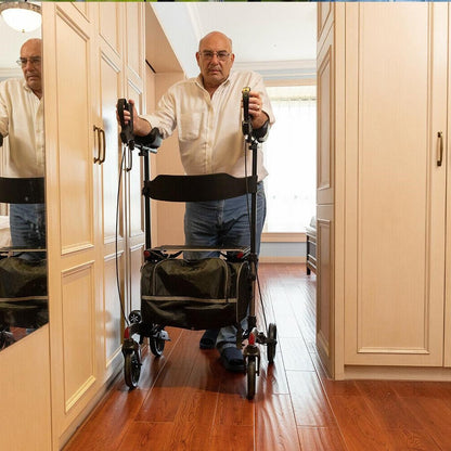 Sturdy Adjustable Walking Aid Rollator Walker