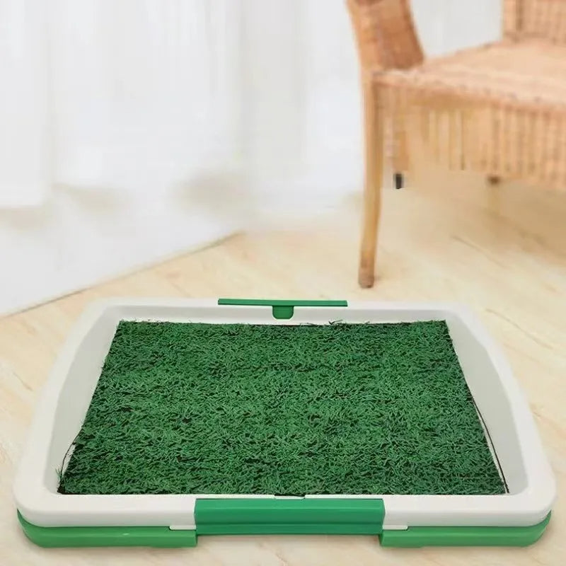 Portable Pet Training Pad with Artificial Turf