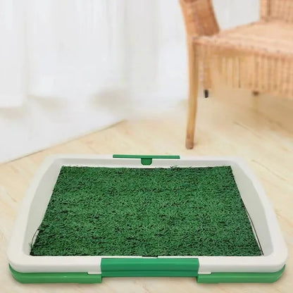 Portable Pet Training Pad with Artificial Turf