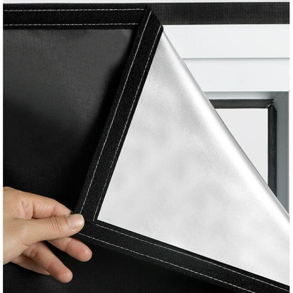 Thermal Black Window Shade Blocker Curtain