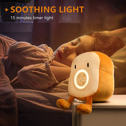 Cuddly Nightlight Alarm Clock Toy