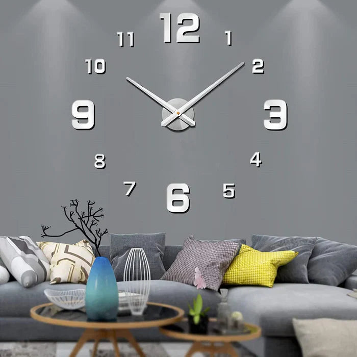 Quiet Classic Wall Clock Analog Home Decoration