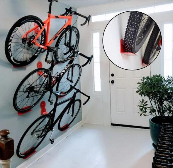 Strong Metal Bike Wall Mount Rack
