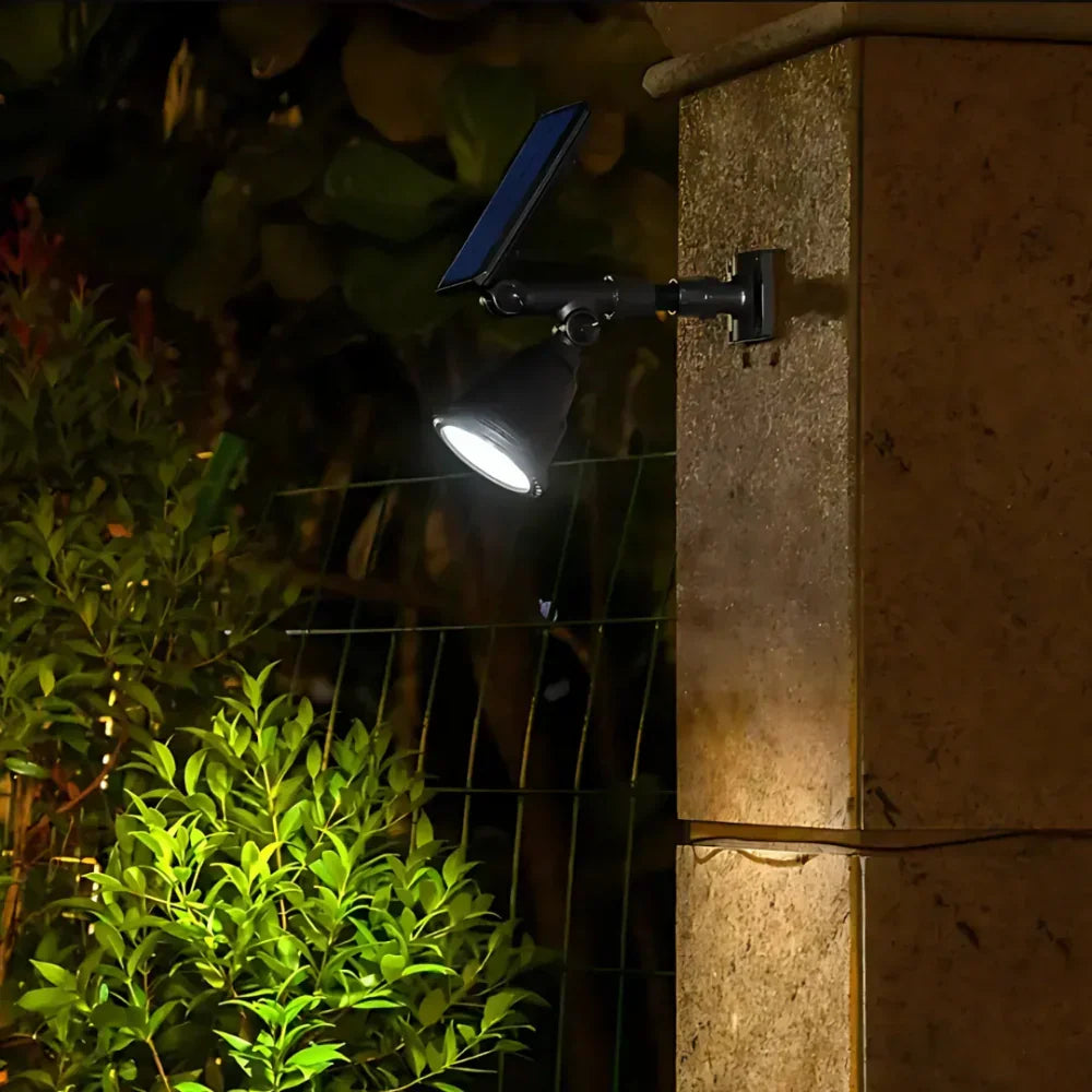 Colorful Outdoor Solar Powered LED Yard Spotlight