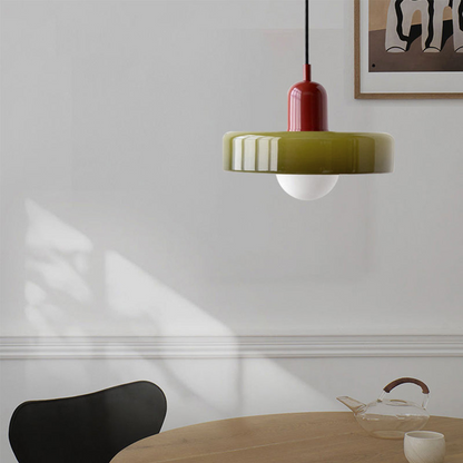 Stylish Glass Hanging Lamp Fixture