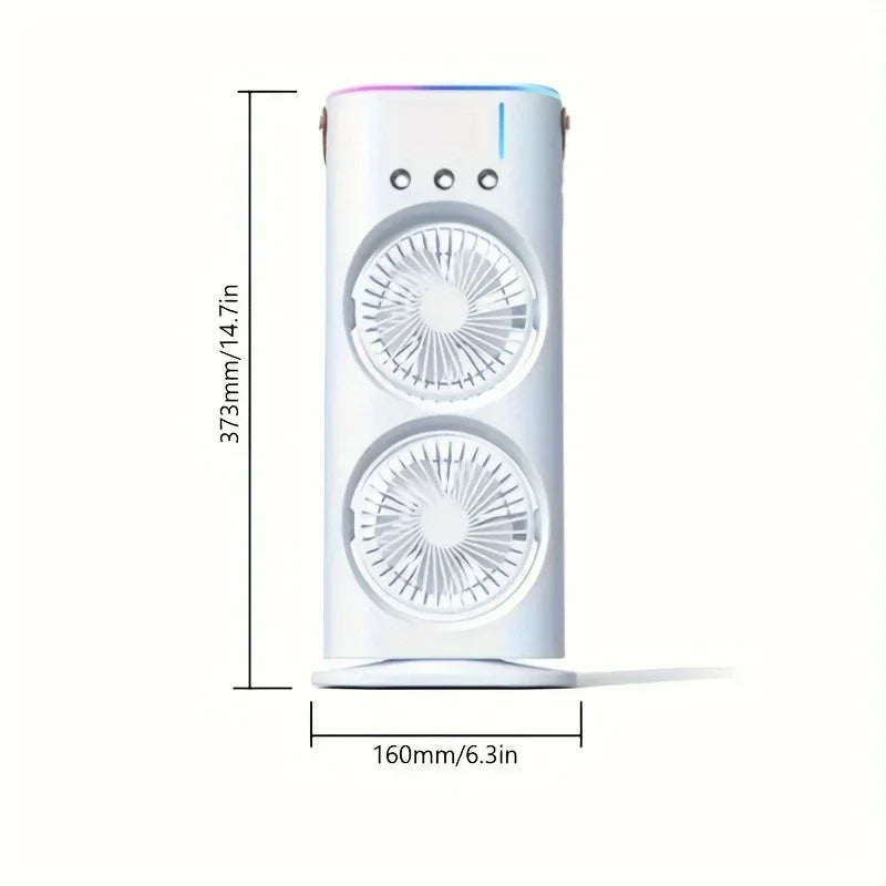 Compact Dual Function Air Cooler Fan