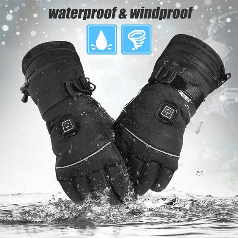 Warm Waterproof Gloves for Skiing and Outdoor Use