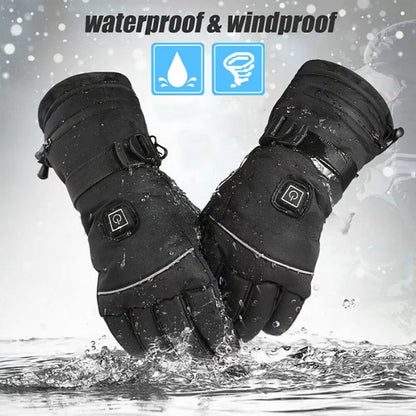 Warm Waterproof Gloves for Skiing and Outdoor Use