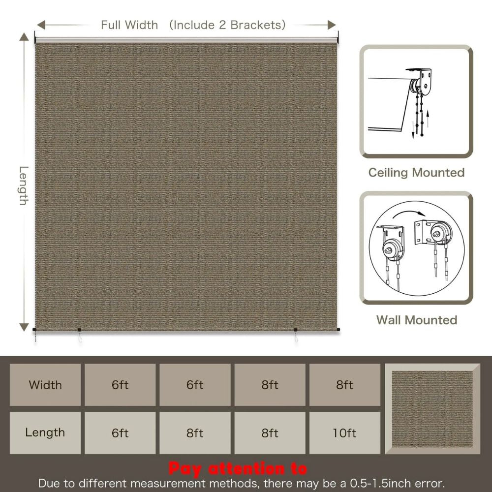 Big Backyard Sun Roller Shade Blinds