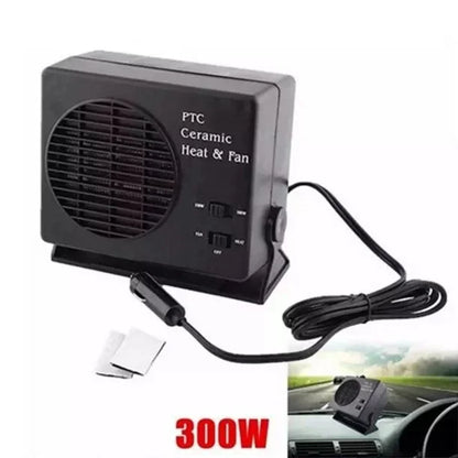 Compact 12V Portable Ceramic Car Heating Fan