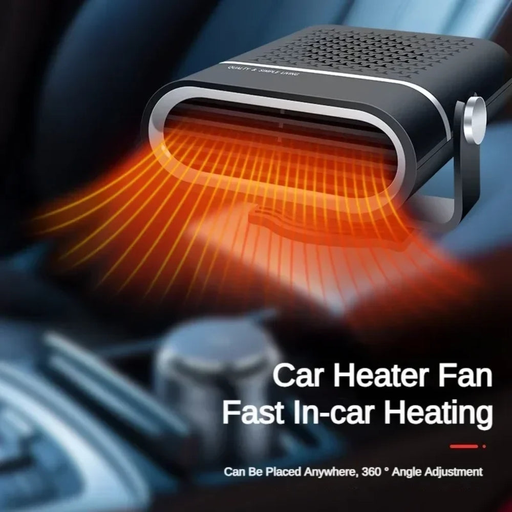 Compact 4-in-1 Car Heater Fan