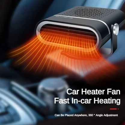 Compact 4-in-1 Car Heater Fan