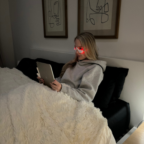 Anti Aging Eye Mask Glasses with Red Light Therapy