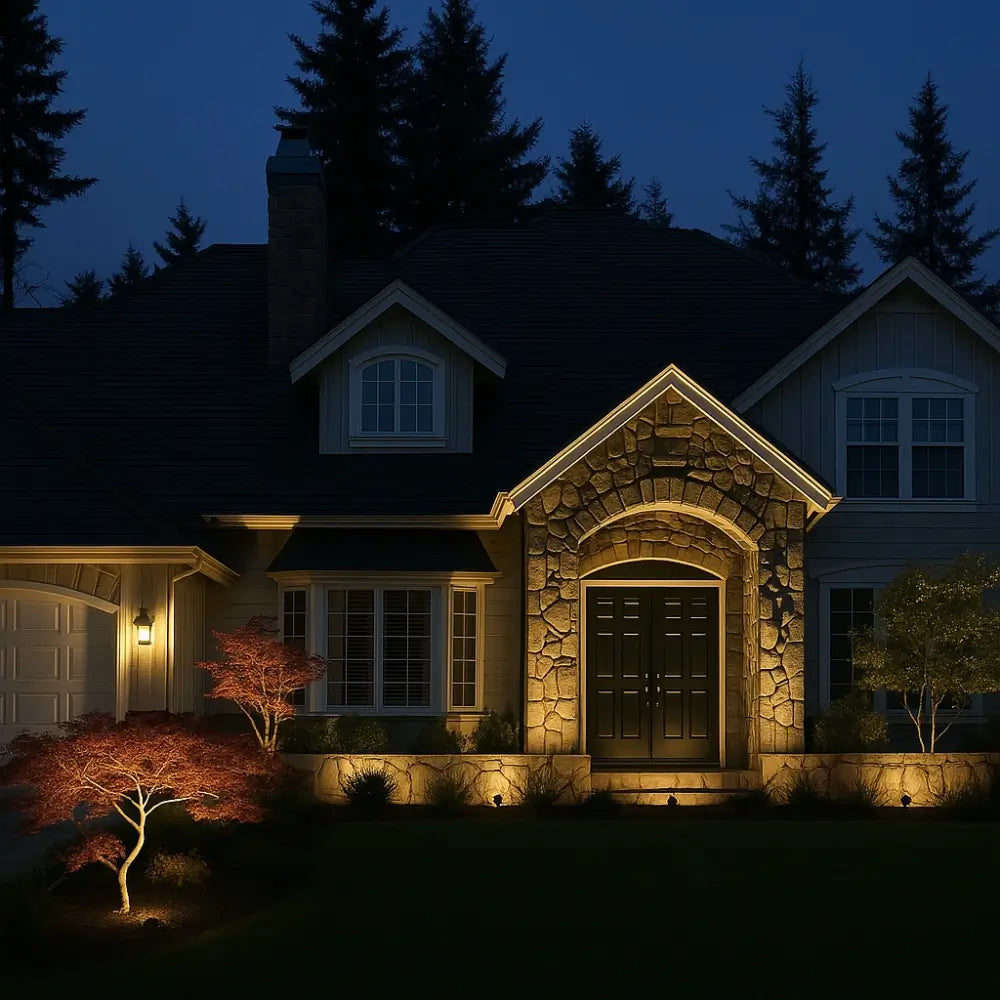 Colorful Outdoor Solar Powered LED Yard Spotlight - Pexav